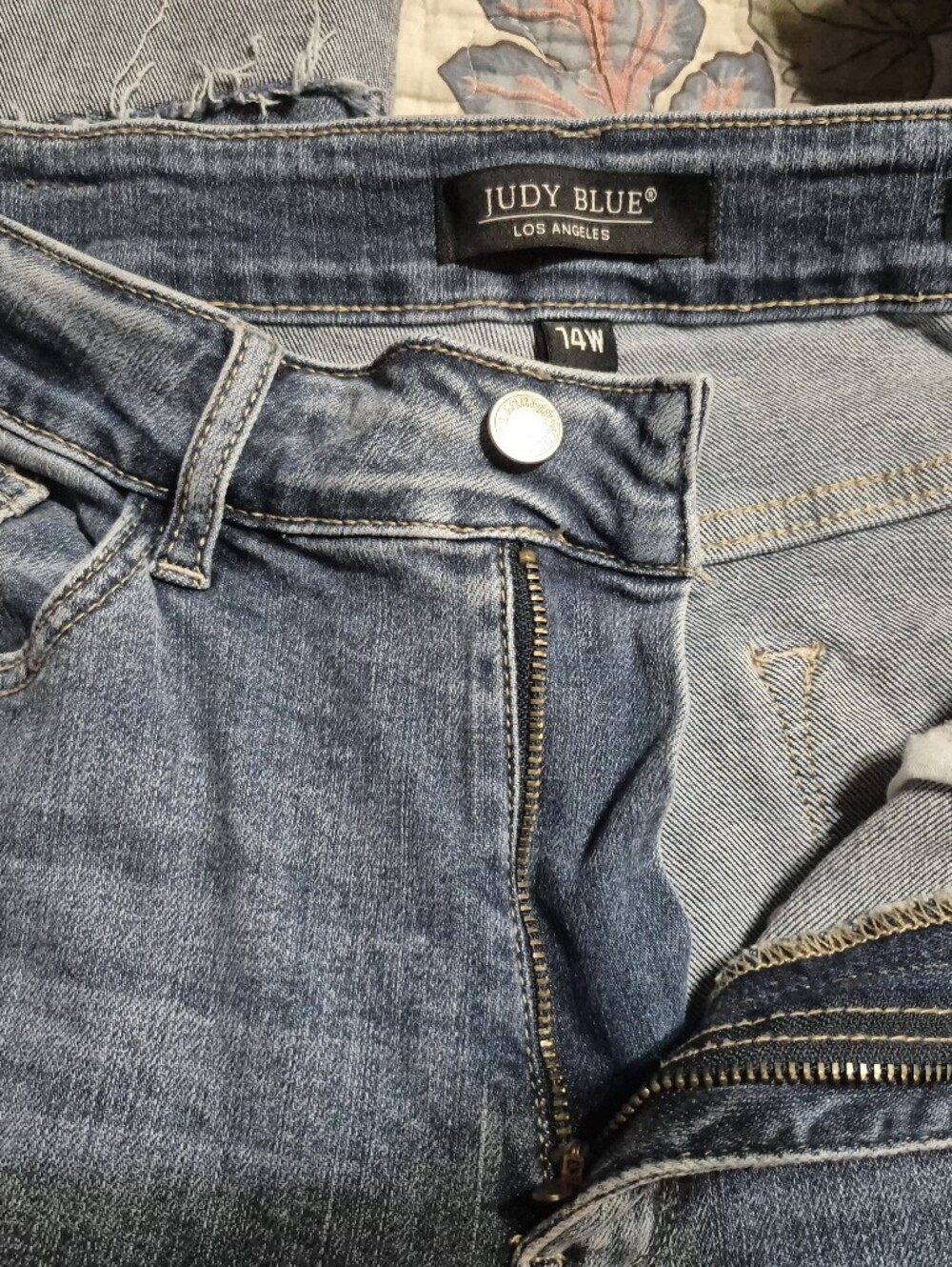 Judy Blue Straight Fit Blue Denim Jeans